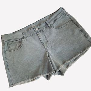 OLD NAVY FRAYED HIGH-RISE JEAN SHORTS